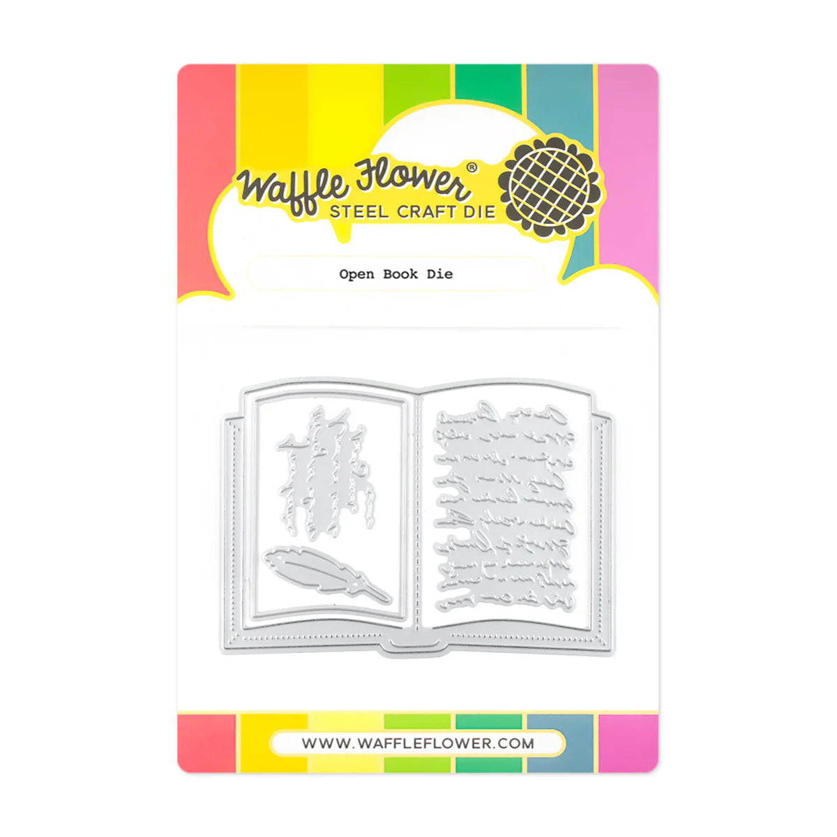 Waffle Flower - Open Book Die Set