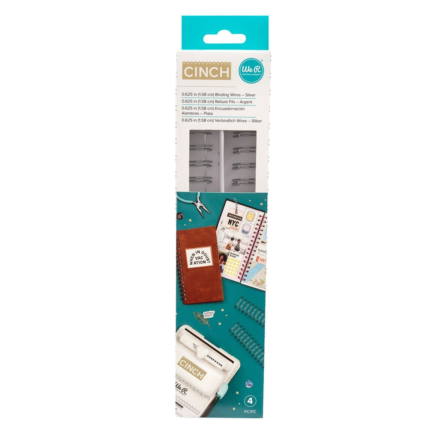 We R - Cinch Wires - 0.625": Silver