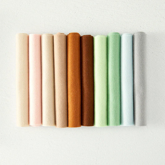 Spellbinders - Merino Wool Felt Sheets - Neutral Collection