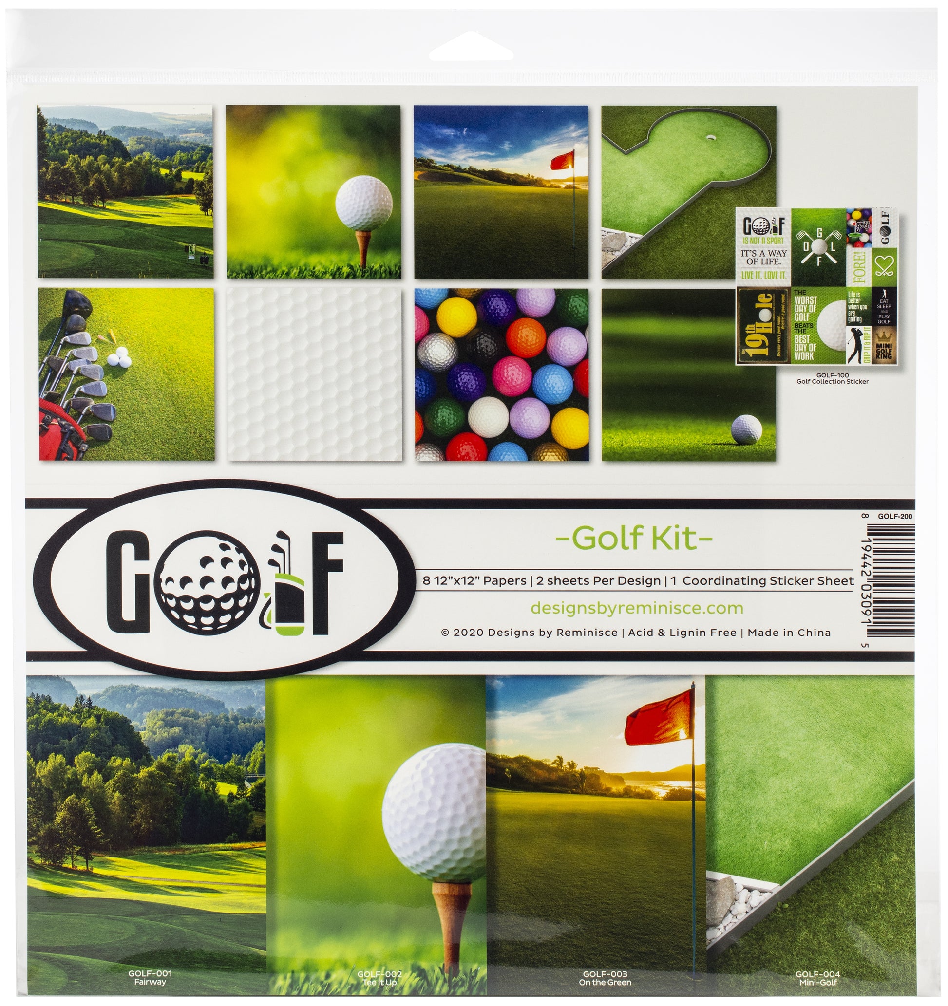 Reminisce - Golf - Collection Kit