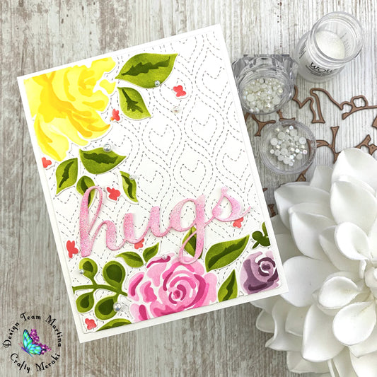 Crafty Meraki - Damask Layering Stencil & Die Bundle