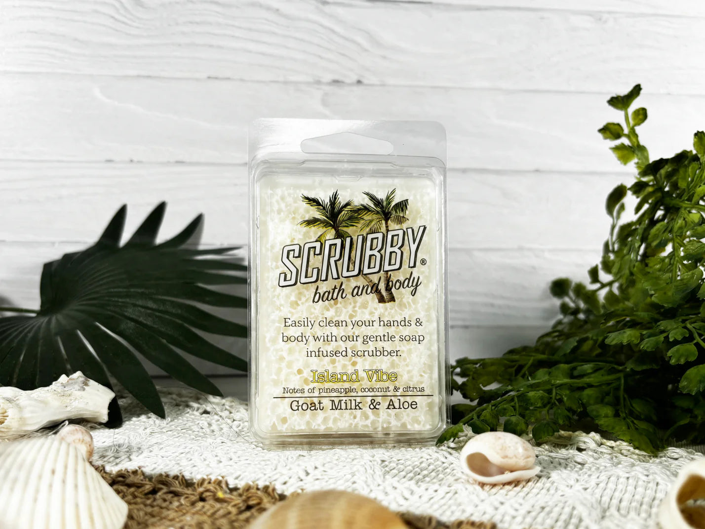 Scrubby Soap - Bath and Body - Island Vibe Goat Milk & Aloe