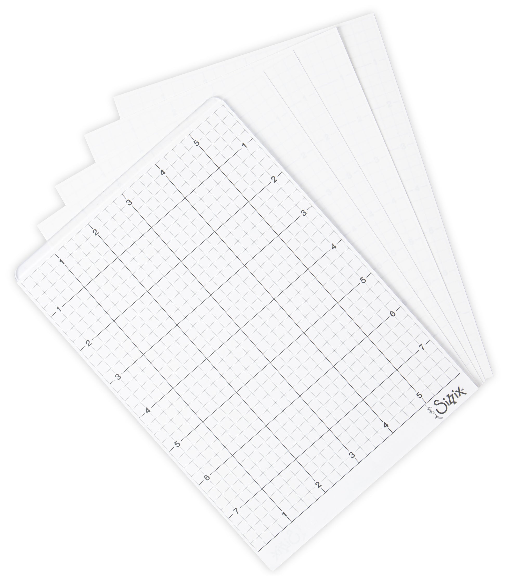 Sizzix - Sticky Grid Sheets - 5/pk