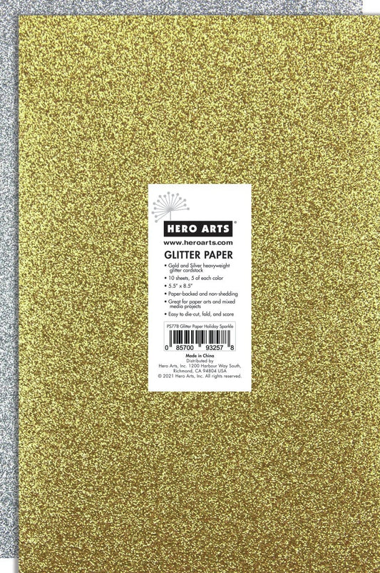 Hero Arts - Glitter Paper - Holiday Sparkle