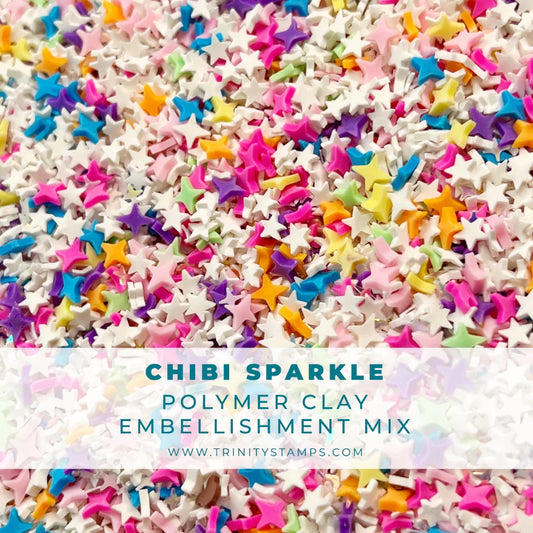 Trinity Stamps - Chibi Sparkle Clay Embellishment Mix