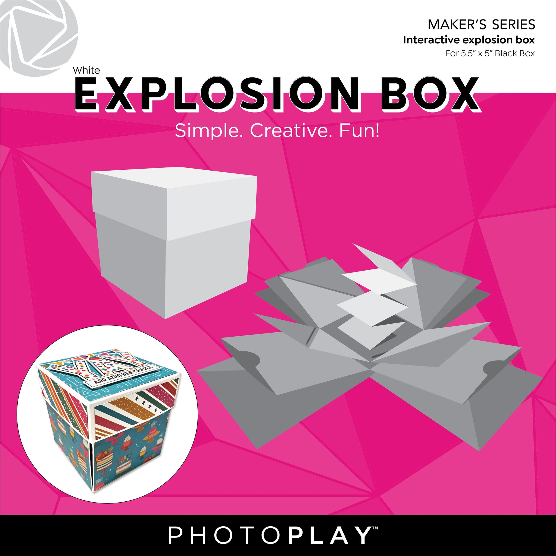 PhotoPlay - Explosion Box - White