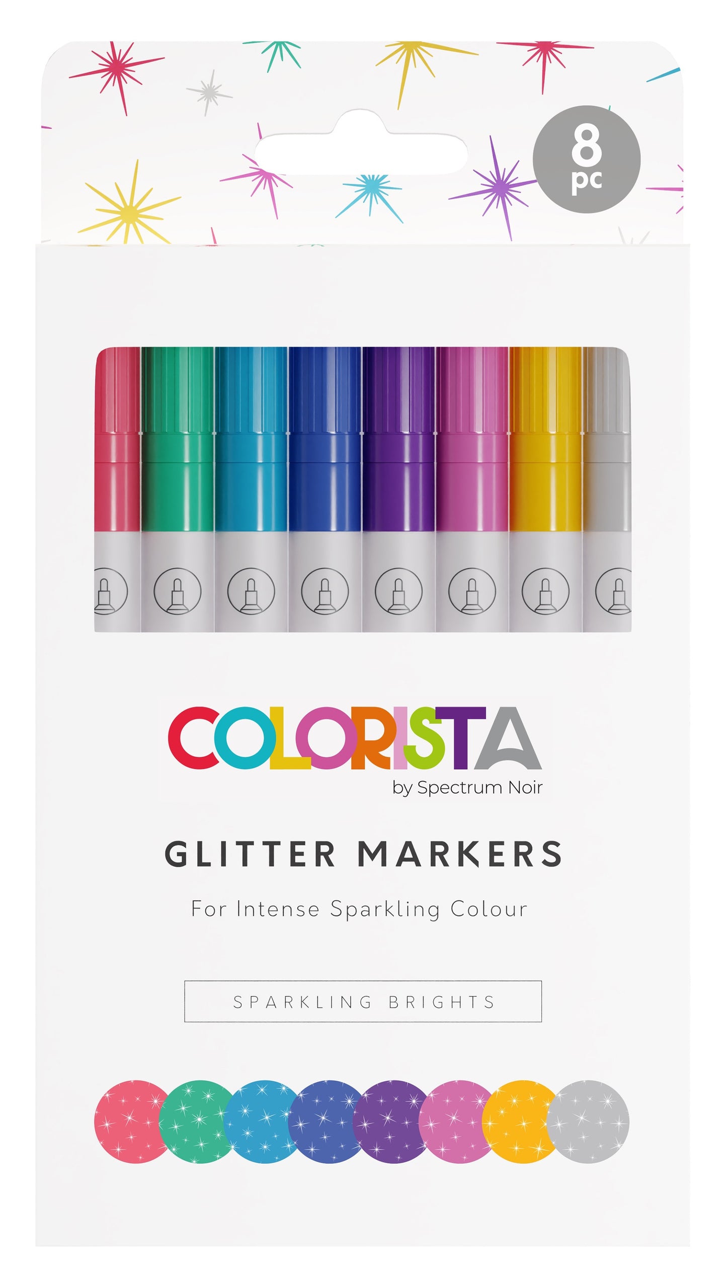 Spectrum Noir - Colorista Glitter Marker - Sparkling Brights