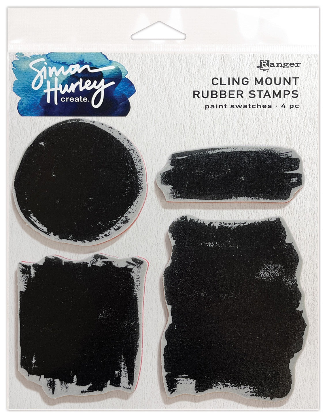 Simon Hurley - Paint Swatches Cling Mount Stamp Set