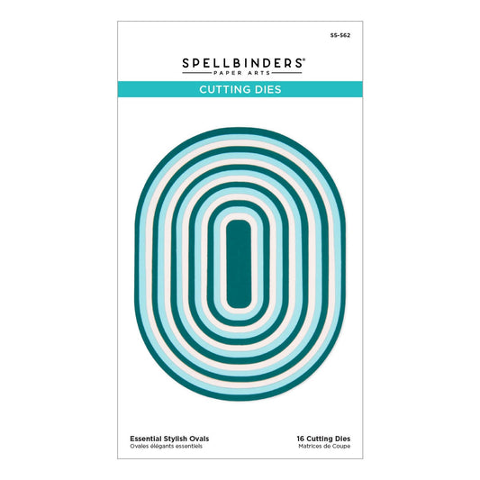 Spellbinders - Essential Stylish Ovals - Die Set