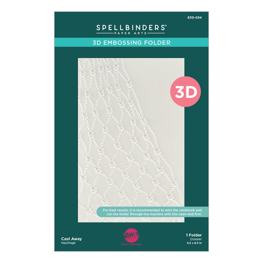 Spellbinders - 3D Embossing Folder - Cast Away