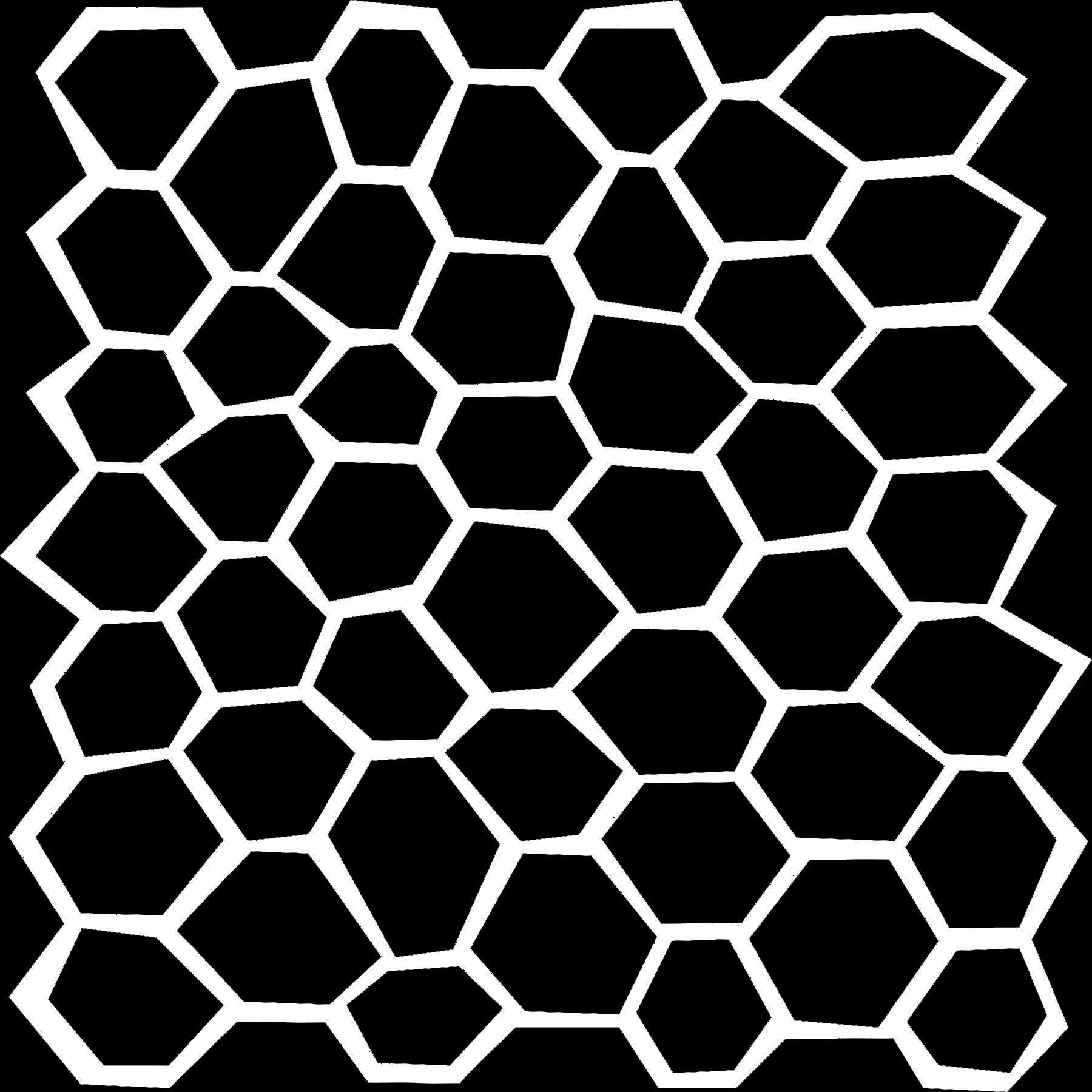 TCW - Wonky Honeycomb Stencil