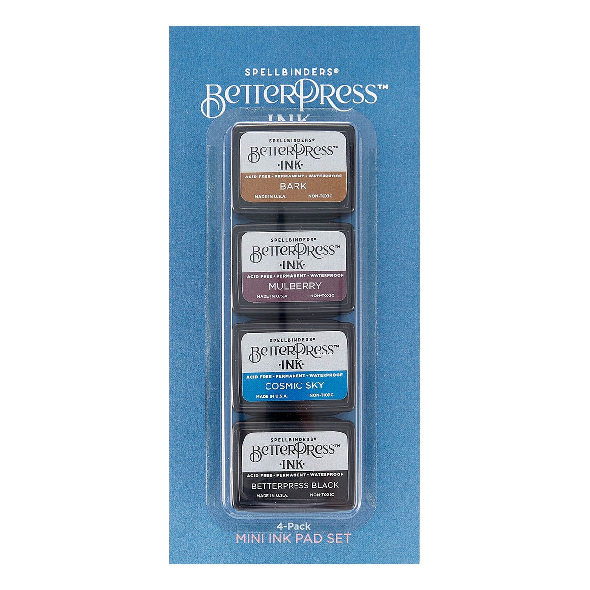 Spellbinders - BetterPress - Mini Ink Pad Set - Regal Tones