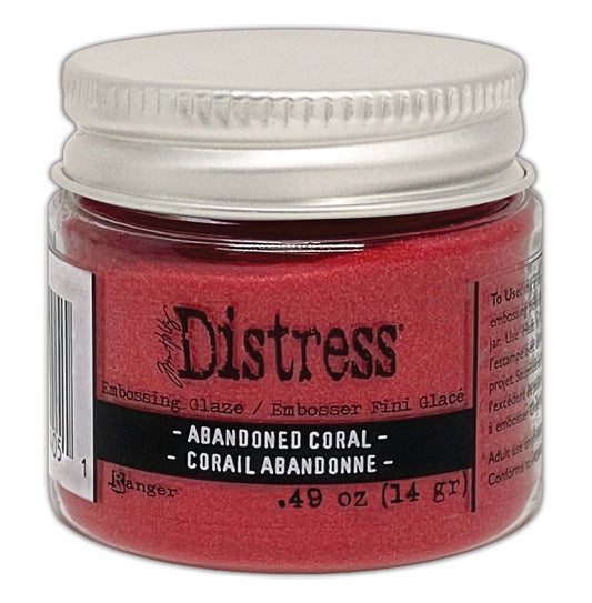 Tim Holtz - Distress Embossing Glaze - Abandoned Coral