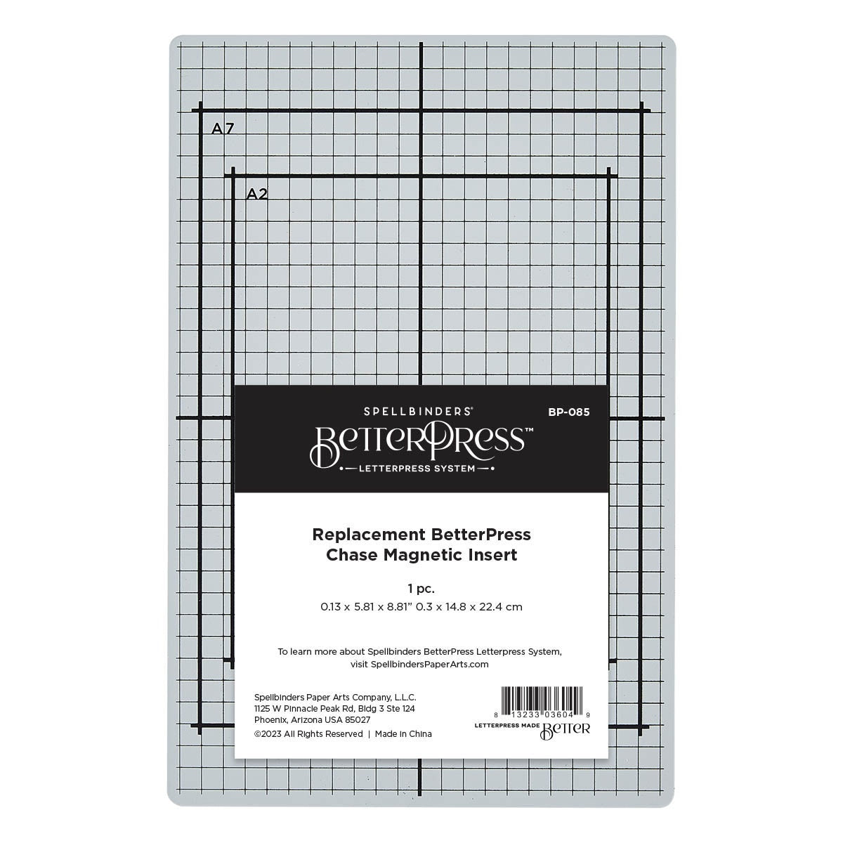 Spellbinders - BetterPress - Replacement Chase Magnetic Insert