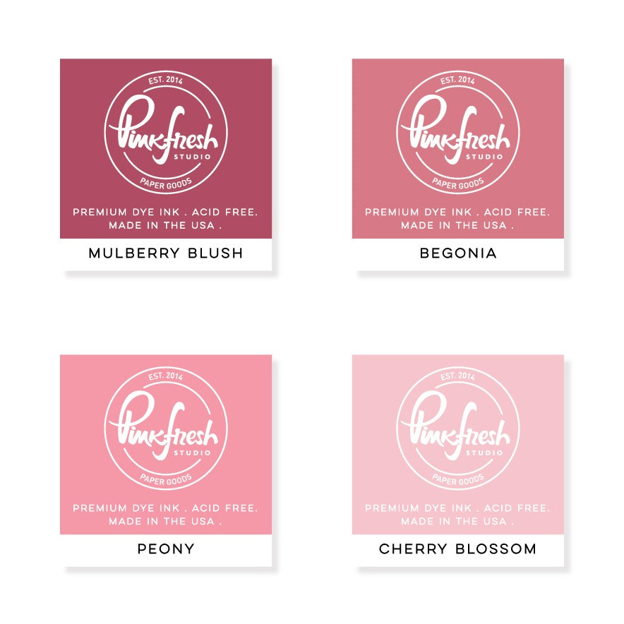 Pinkfresh - Premium Dye Ink Cube Pack - Rose Garden