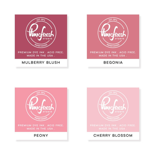 Pinkfresh - Premium Dye Ink Cube Pack - Rose Garden