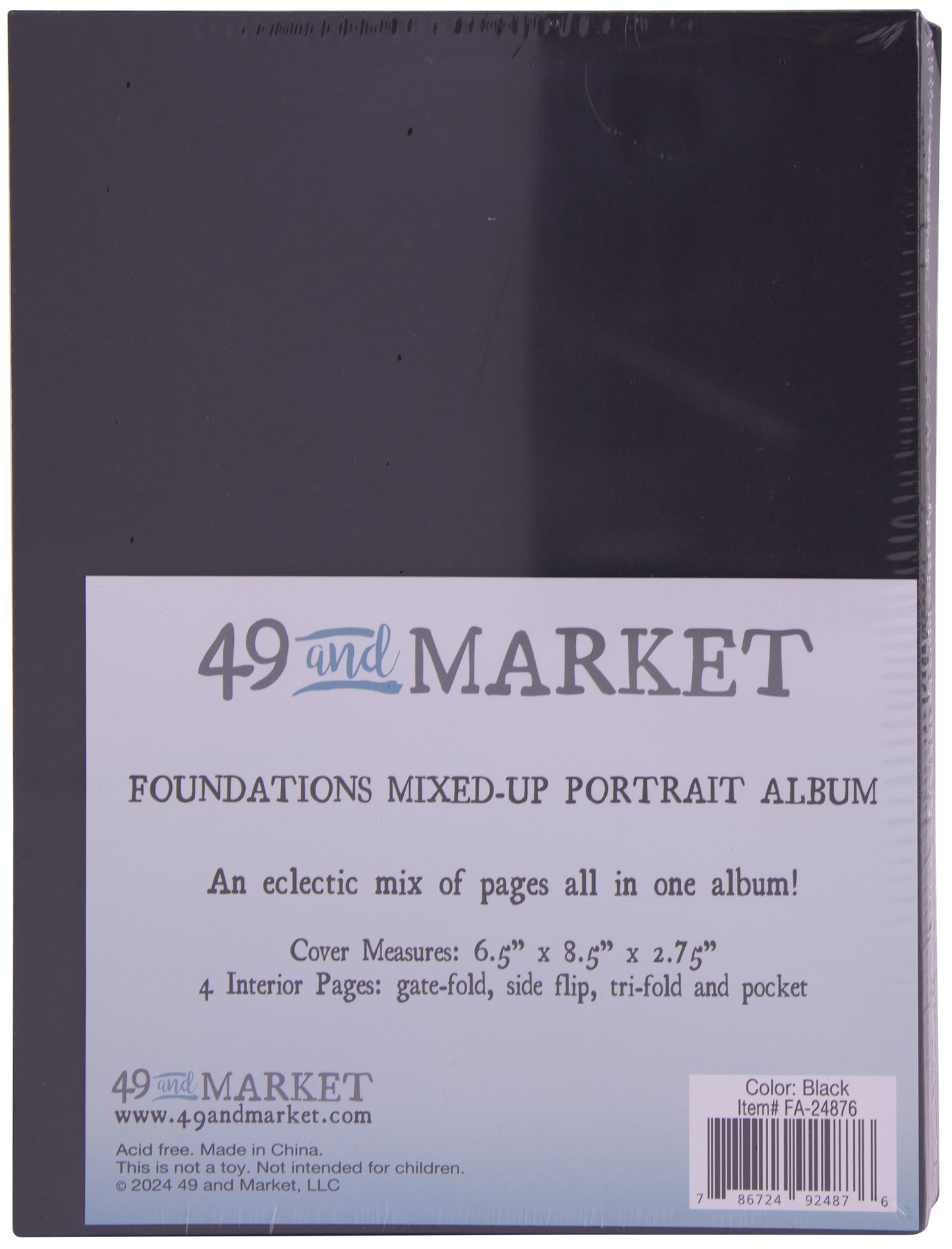 49 & Market - Foundations Mixed Up Album - Portrait: Black