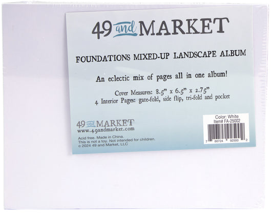 49 & Market - Foundations Mixed Up Album - Landscape: White