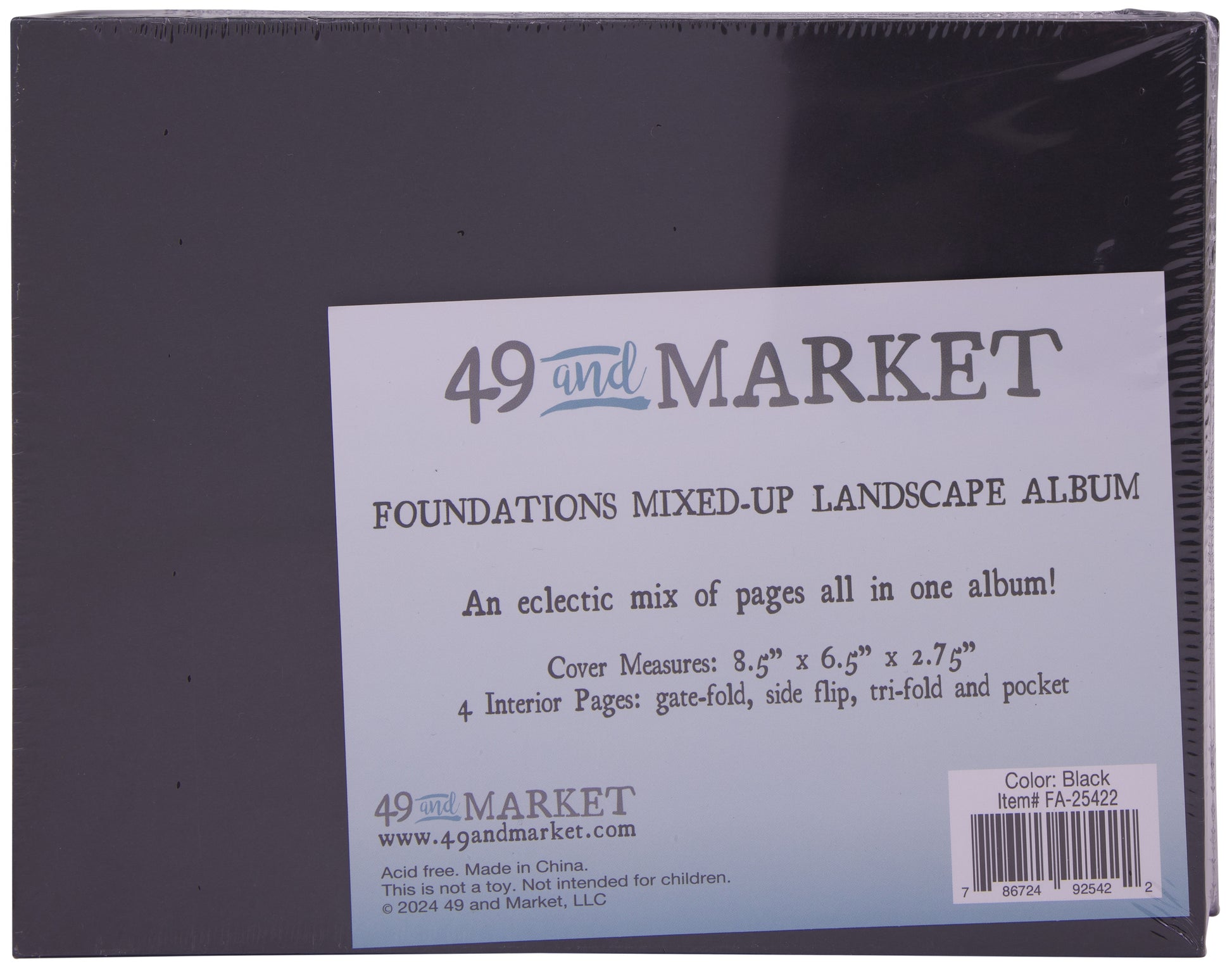 49 & Market - Foundations Mixed Up Album - Landscape: Black