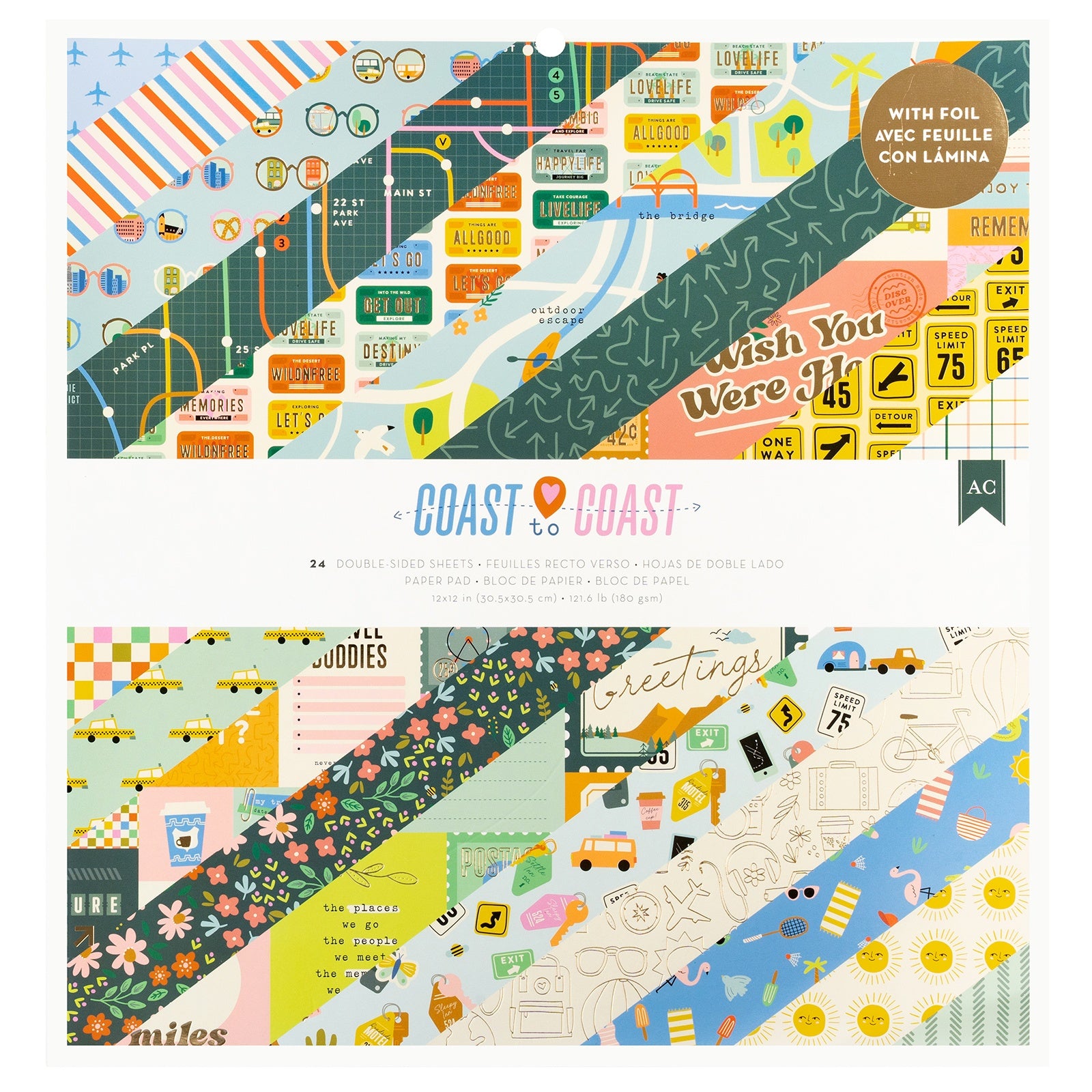 American Crafts - Coast-to-Coast - Paper Pad