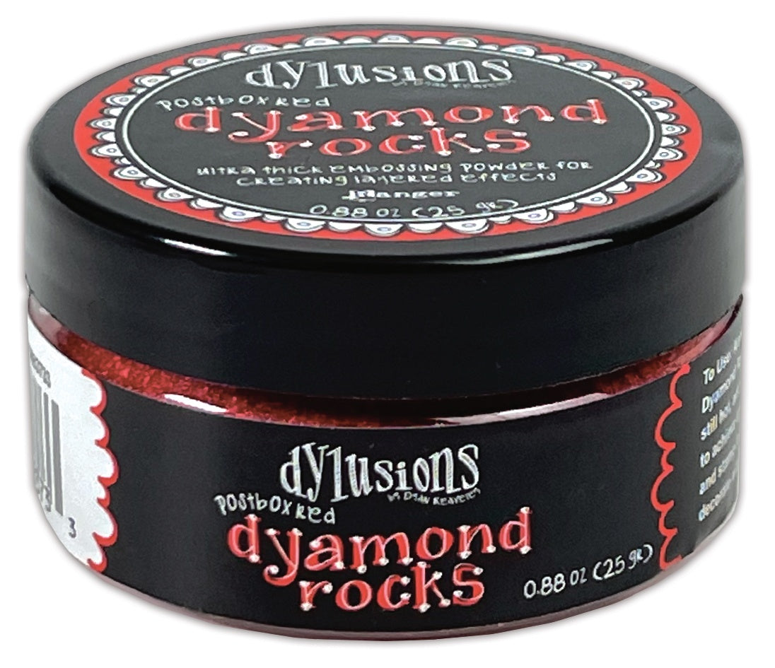 Dylusions - Dyamond Rocks - Postbox Red