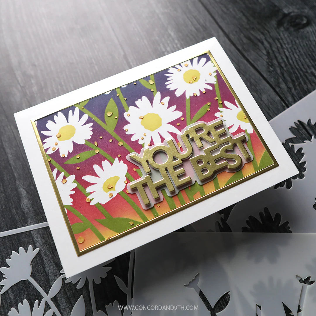 Concord & 9th - Splatter Texture Stencil Set by Kristina Werner
