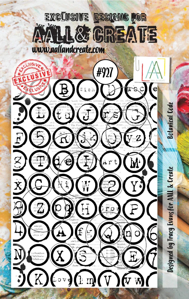 AALL & Create - #927 Stamp - Botanical Code