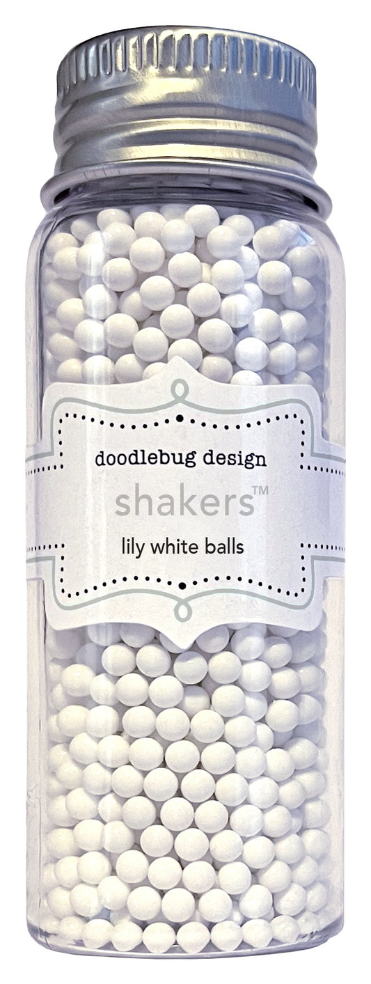 Doodlebug - Shakers - Lily White Balls