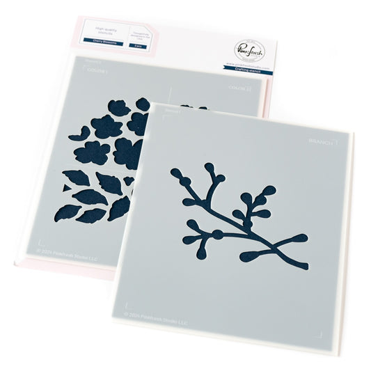 Pinkfresh - Cherry Blossoms - Stencil Set