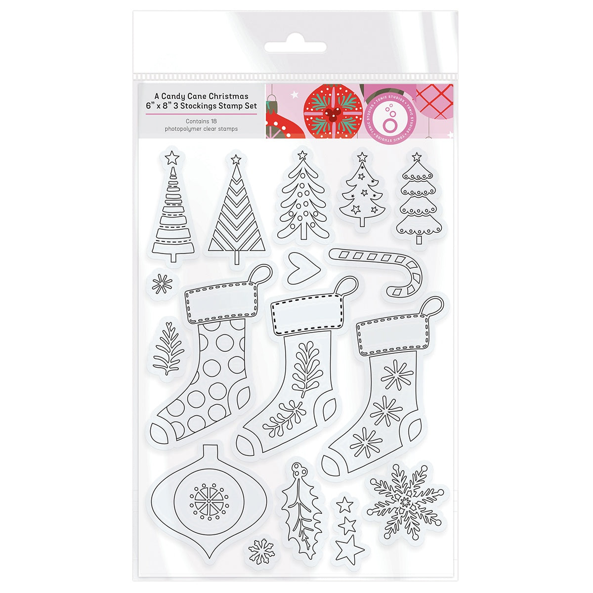 Tonic Studios - A Candy Cane Christmas Stamp Set