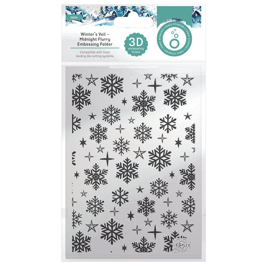 Tonic Studios - 3D Embossing Folder - Midnight Flurry