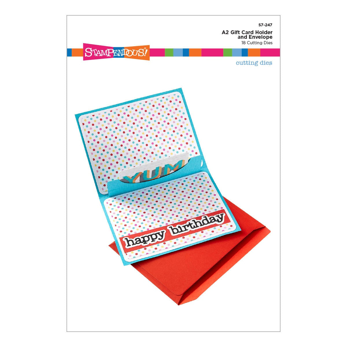 Stampendous - A2 Gift Card Holder And Envelope Die Set