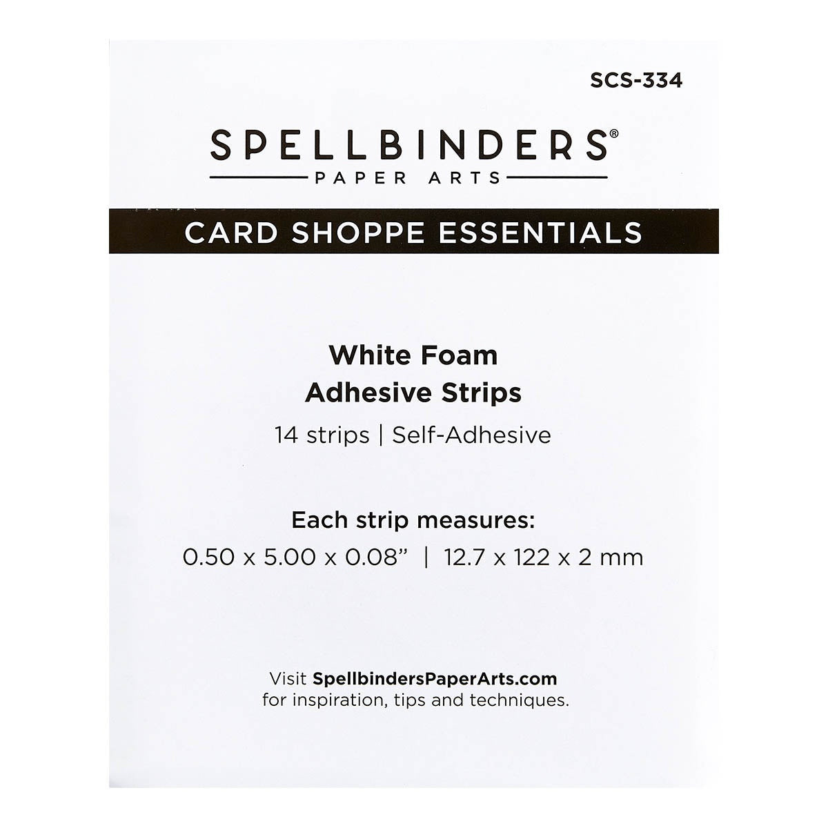 Spellbinders - Foam Adhesive Strips 2M - White