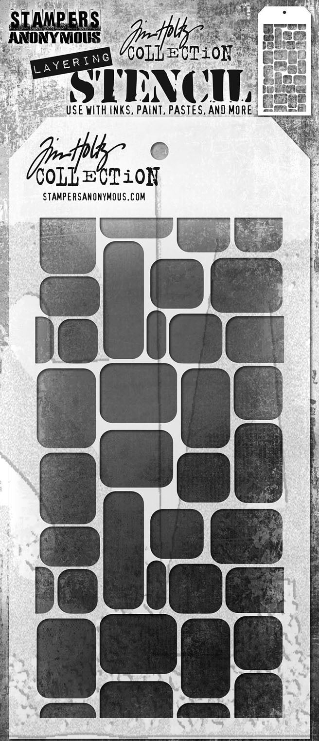 Tim Holtz - Layered Stencil - Labels