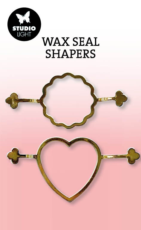 Studio Light - Essentials Wax Shapers - Heart & Scallop Circle