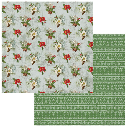 49 and Market - Evergreen Season - Cardstock: Cheerful Christmas Star