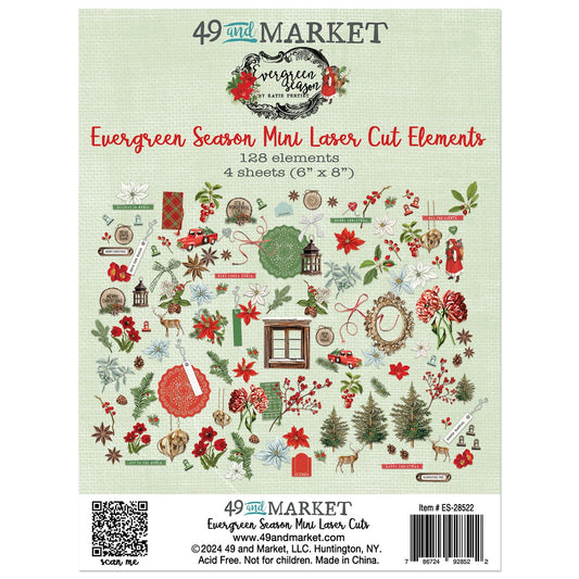 49 And Market - Evergreen Season - Mini Laser Cut Outs