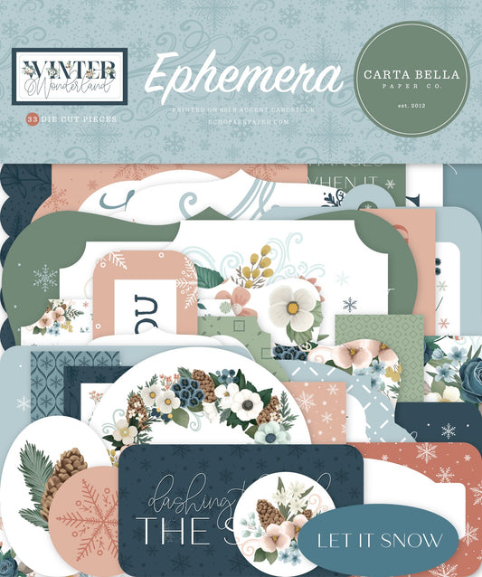 Carta Bella - Winter Wonderland - Ephemera