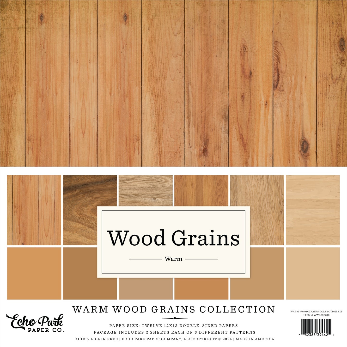 Echo Park - Warm Wood Grains - Collection Pack