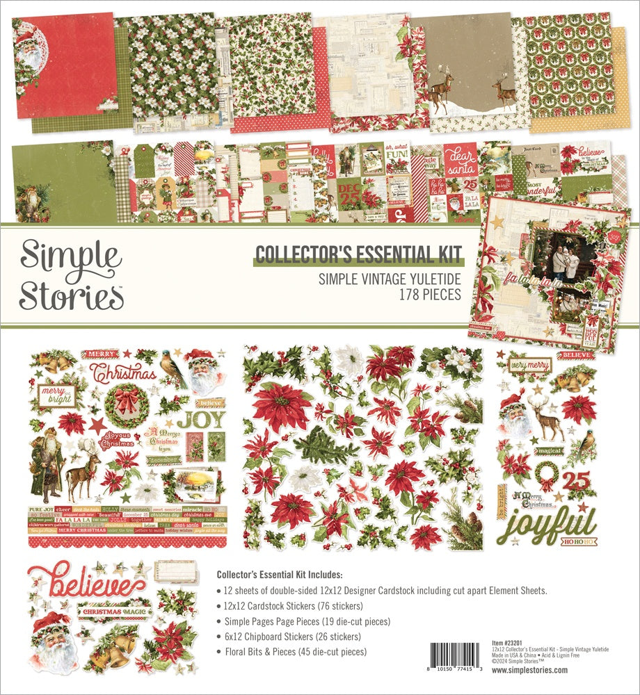 Simple Stories - Simple Vintage Yuletide - Collector's Essential Kit