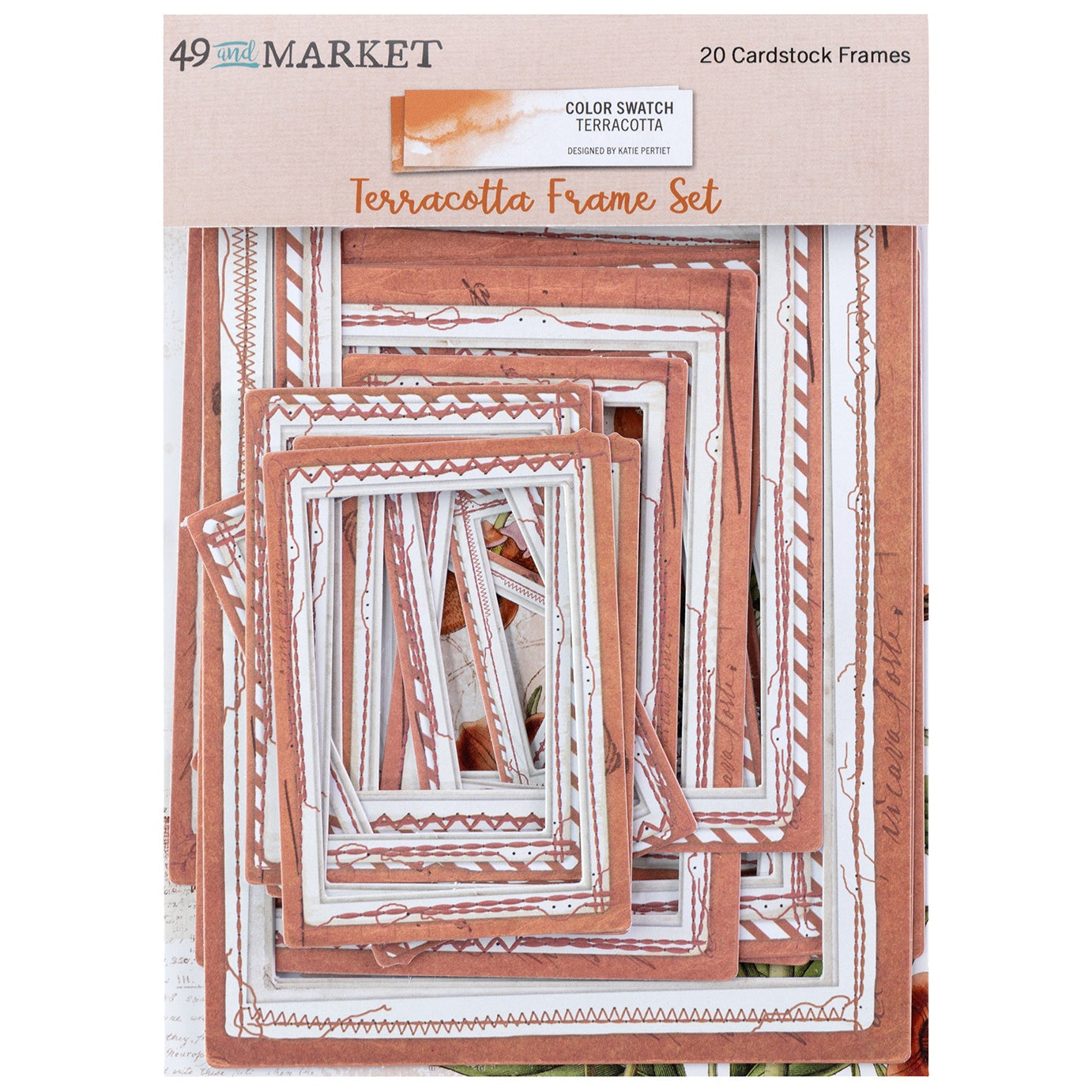 49 And Market - Color Swatch: Terracotta - Frame Set