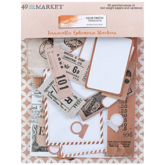 49 And Market - Color Swatch: Terracotta - Ephemera Stackers