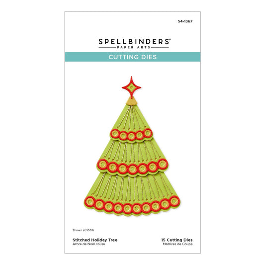 Spellbinders - Stitched Holiday Tree Die Set