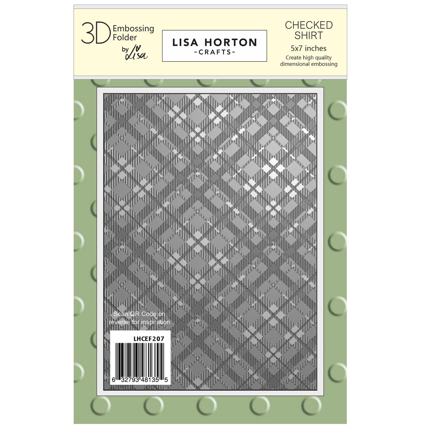 Lisa Horton - Checked Shirt Embossing Folder