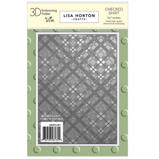 Lisa Horton - Checked Shirt Embossing Folder