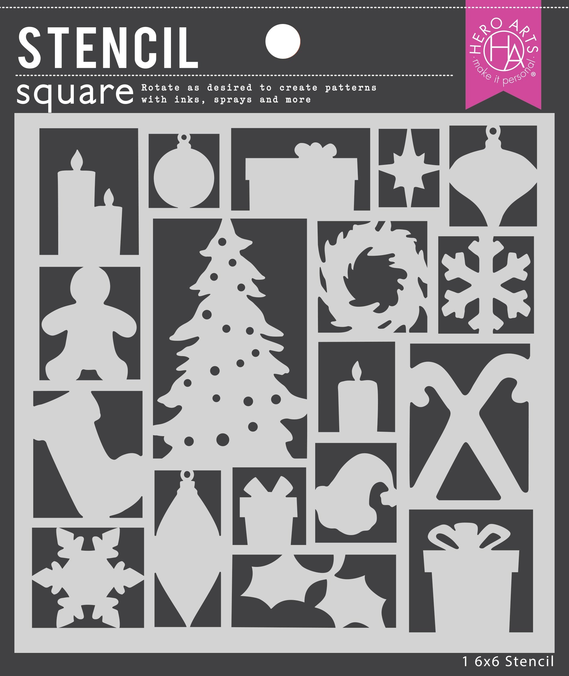 Hero Arts - Holiday Assortment Stencil