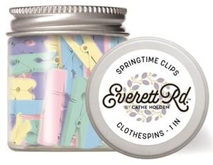 Everett Rd - Springtime Mini Clothespins