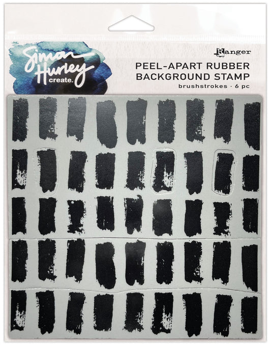 Simon Hurley - Brushstrokes Background Stamp