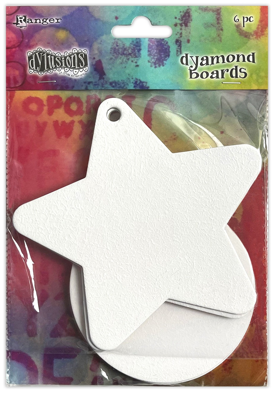 Dylusions - Dyamond Boards - Baubles & Stars Large