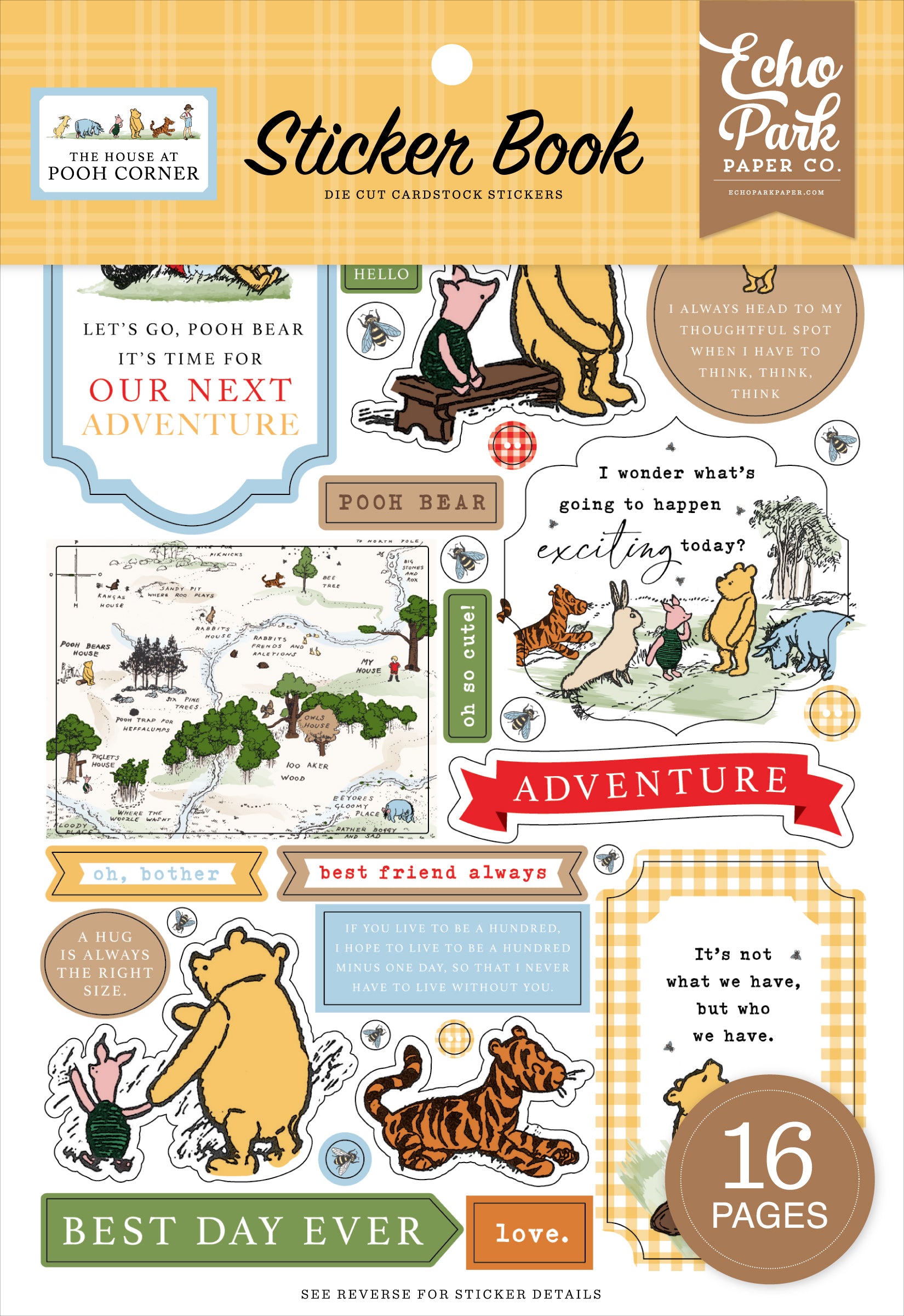 Echo Park - The House At Pooh Corner - Sticker Book